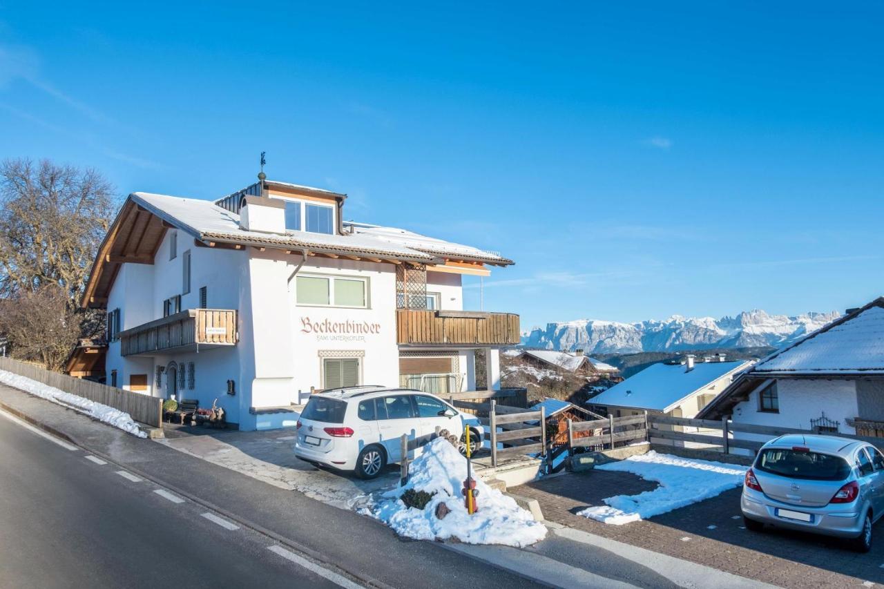 Beckenbinder Apartement Schlern San Genesio Atesino Kültér fotó
